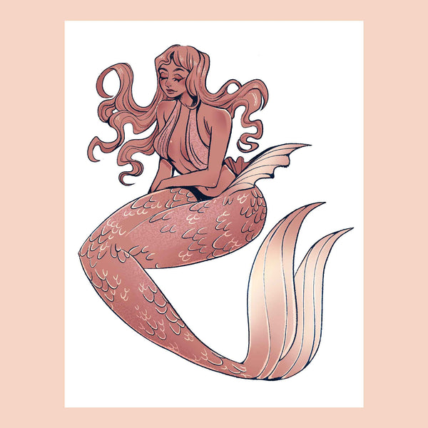 Terracotta Mermaid | Print