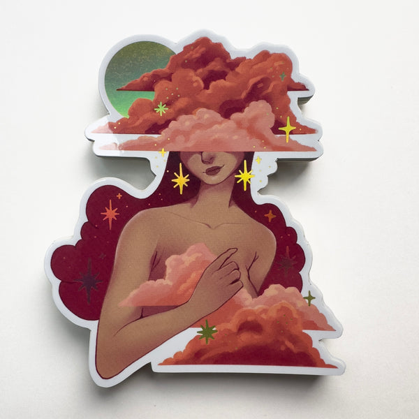 Sunset | Holographic Vinyl Sticker